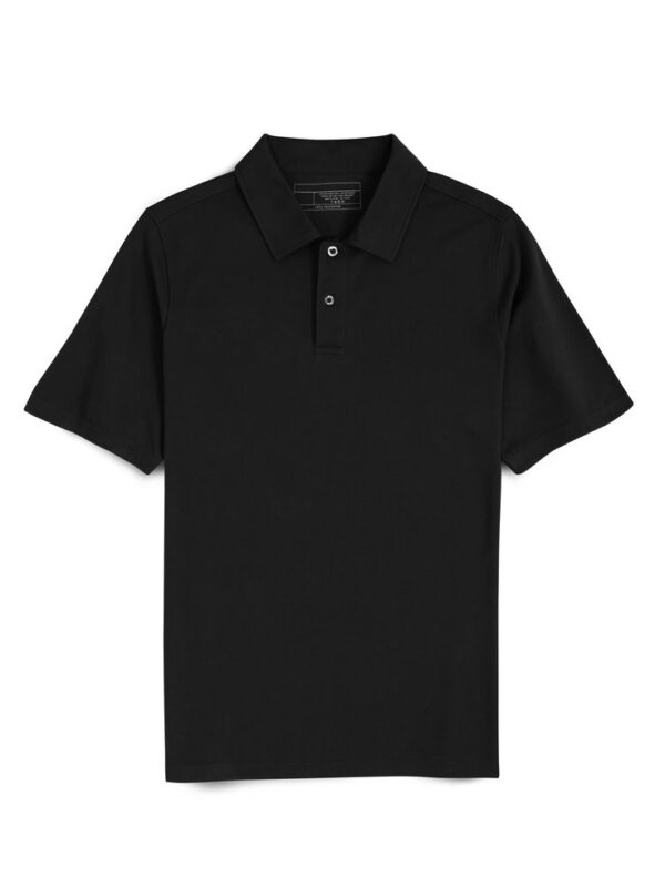 Mens Premium Quick Dry Polo Collar Shirt Short Sleeve Moisture Wicking Fabric