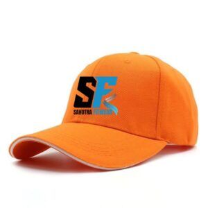 Orange Cap Cotton Sports Style